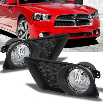

1 Set Car Bumper Left+Right Fog Light Lamp for Dodge Charger 2011-2014 68082572AA 68092573AA 5182026AA