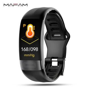 

MAFAM P11 Sport Smart Bracelet Fitness Band Heart Rate Blood Pressure Monitor Call SMS Reminder Bluetooth Clock For IOS Android