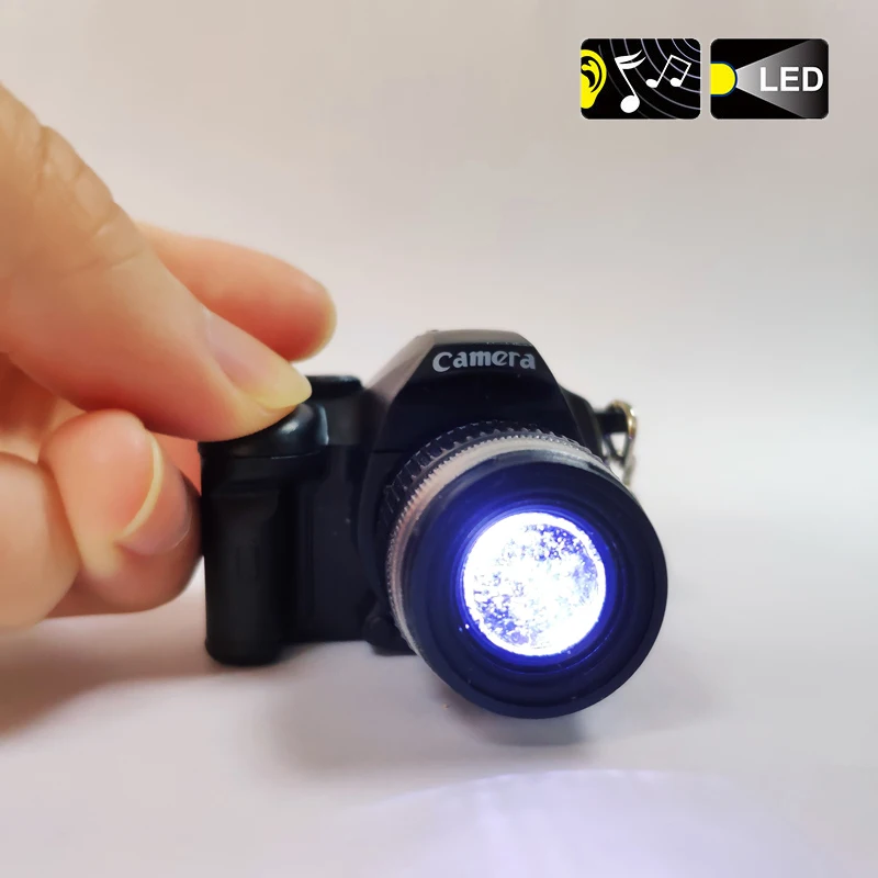 Светодиодная камера мигающая игрушка для детей цифровой брелок с камерой светящийся звук вспышка светильник Подвеска сумка Аксессуары Детская игрушка