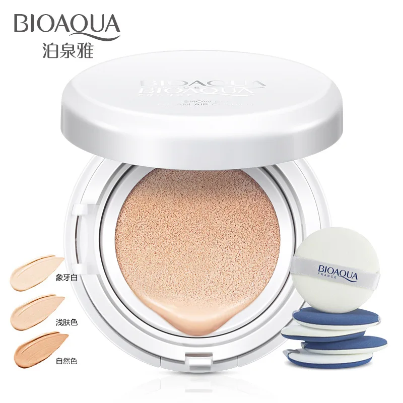 

BIOAOUA Sunscreen Air Cushion BB CC Cream Concealer Moisturizing Foundation Whitening Makeup Bare For Face Beauty Makeup care