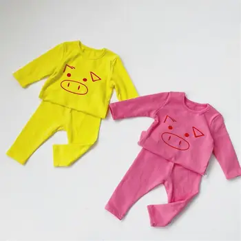 

Newborn Baby Girls Clothes Set 2020 Autumn Long Sleeve Baby Boys Clothes Set 2pcs Outfits Kids Pajamas Set Cotton Baby Tracksuit