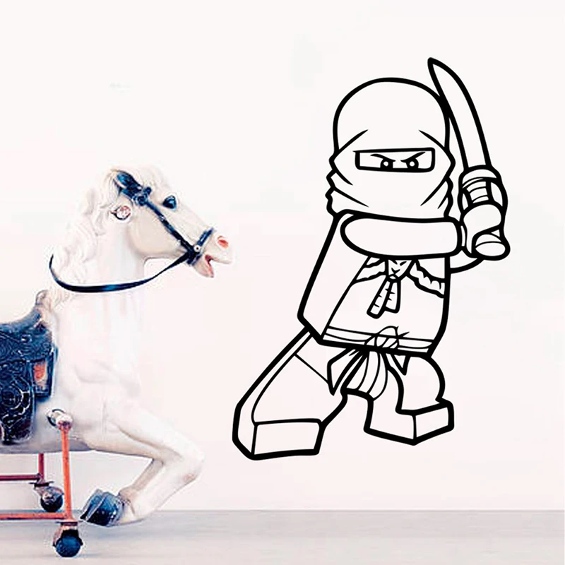 

Lego Ninjago Wall Stickers For Baby's Room Decal Mural Ninjago Sticker For Kids Room Lego Poster Muursticker Art Stickers Muraux