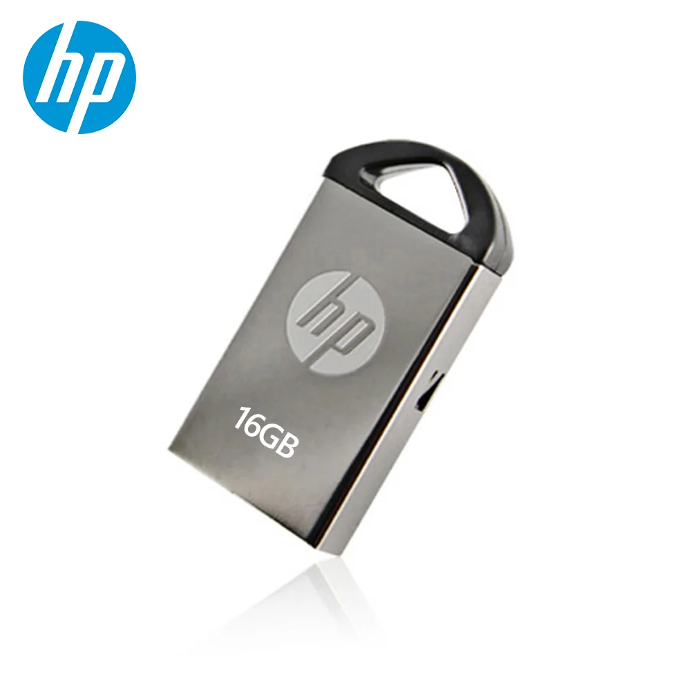 Мини USB-флеш-накопитель HP для автомобиля 64 ГБ 32 16 металлический флеш-накопитель USB