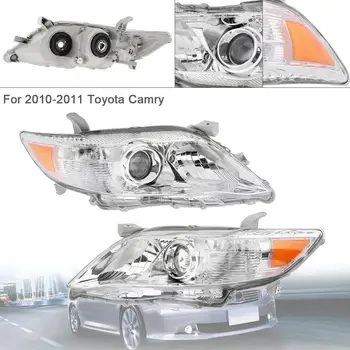 

1 Pair Waterproof Durable Headlamp Clear Projector Left And Right Headlight Replacement US Built Model 2010-2011Toyota Camry USA