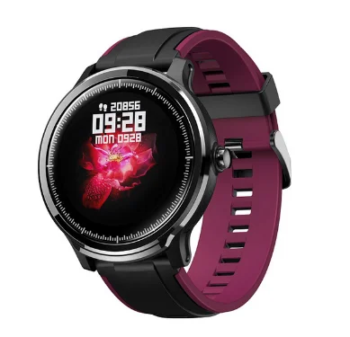 LEMFO полностью умные часы с сенсорным экраном мужские водонепроницаемые ip68 пульсометр кровяное давление фитнес-трек спортивные музыкальные камеры умные часы - Цвет: purple