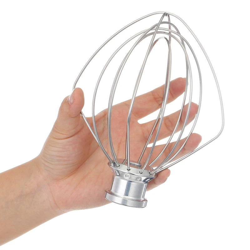 Stainless Steel Wire Whip Mixer Attachment for Kitchenaid K45Ww 9704329 Flour Cake Balloon Whisk Egg Cream Stirrer
