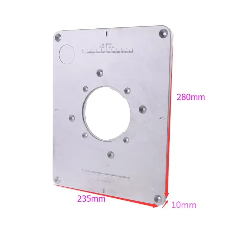 

Woodworking Cutting Engraving Machine Flip Board Insert Plate DIY Kit Aluminum 23GB