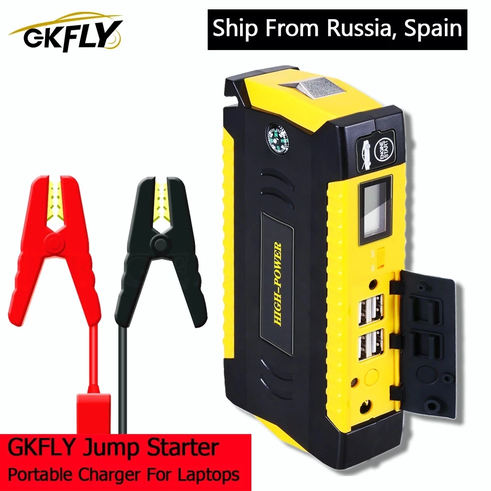 Пусковое устройство GKFLY для автомобиля внешний аккумулятор портативный бустер