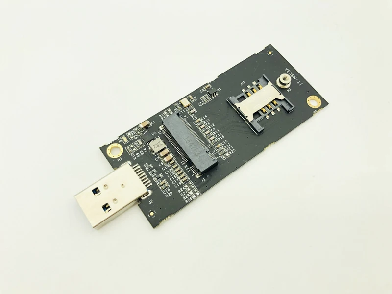 Сетевые карты USB Ethernet USIM адаптер NGFF M.2 ключ B к USB 3,0 карта для настольного ПК с sim-разъемом 6pin для модуля WWAN/LTE