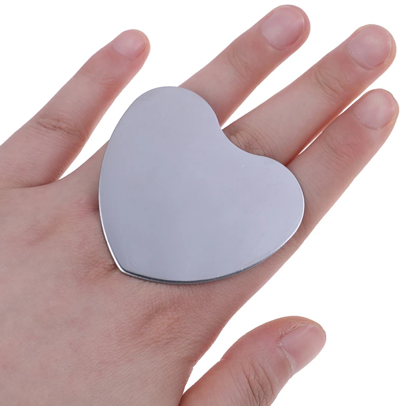 1Pcs Makeup Mixing Palette Stainless Nail Art Color Palette Gel Polish Holder Drawing Color Paint Dish Glue DIY Display Tools