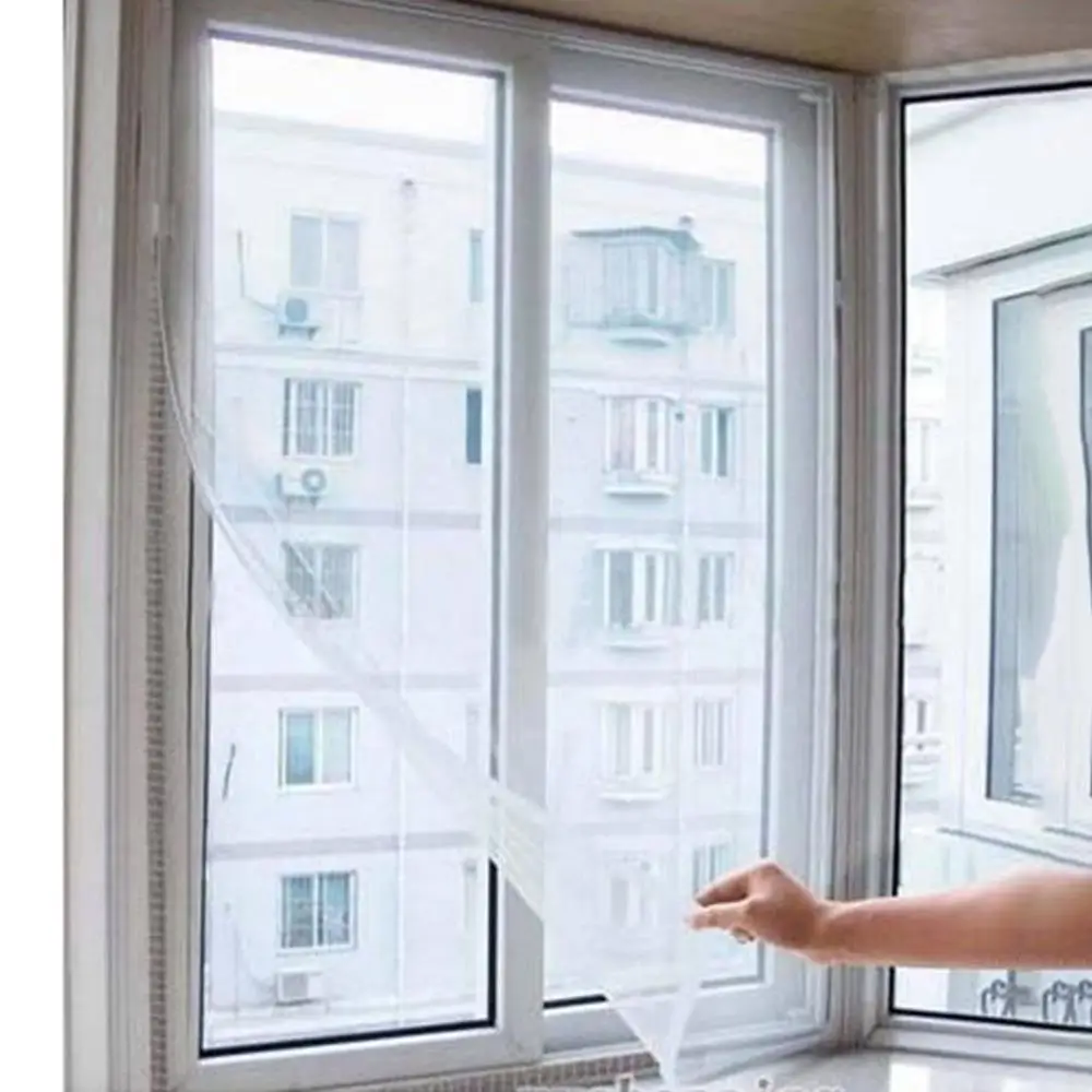Самоклеющиеся экраны Diy противомоскитные сетки Марля Невидимый простой экран с волшебными наклейками креативный дом