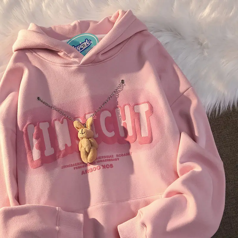 Yusongirl Sweat à capuche zippé décontracté à manches longues avec poche pour femme