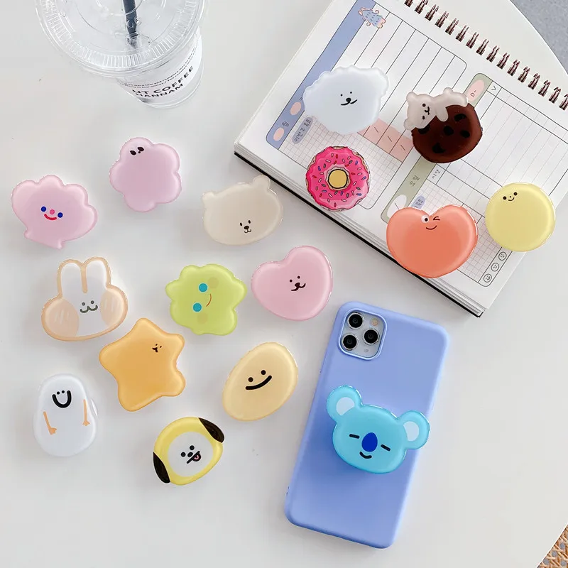 

Universal mobile phone holder cute 3D animal airbag mobile phone extension rack finger holder panda mobile phone holder