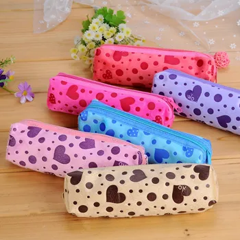 

Pencil Bag Students Desktop Stationery Storage Bag Office Cloth Simple Style Creative Korean Pencil Case School Accessories