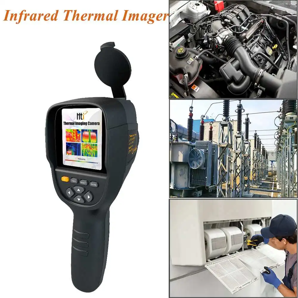 3,2 дюймов ручной инфракрасный температура тепла ИК цифровой тепловизор детектор камера для медицинских/транспортных/электронных