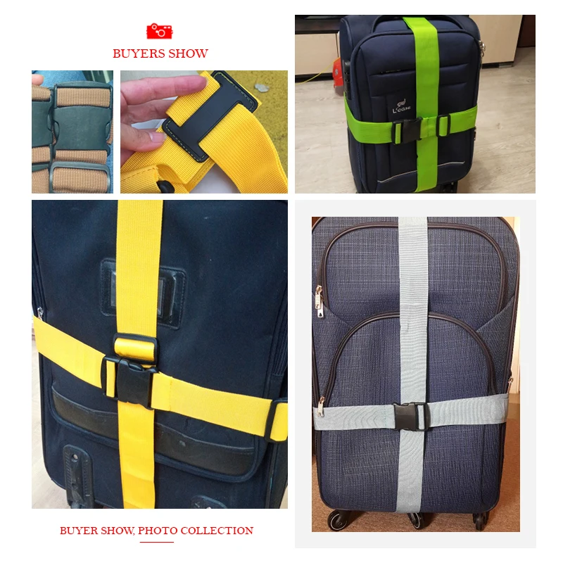 Дорожный чемодан на колесиках, персонализированный безопасный упаковочный ремень, регулируемые поперечные ремни для багажа, детали, аксессуары, поставка товара
