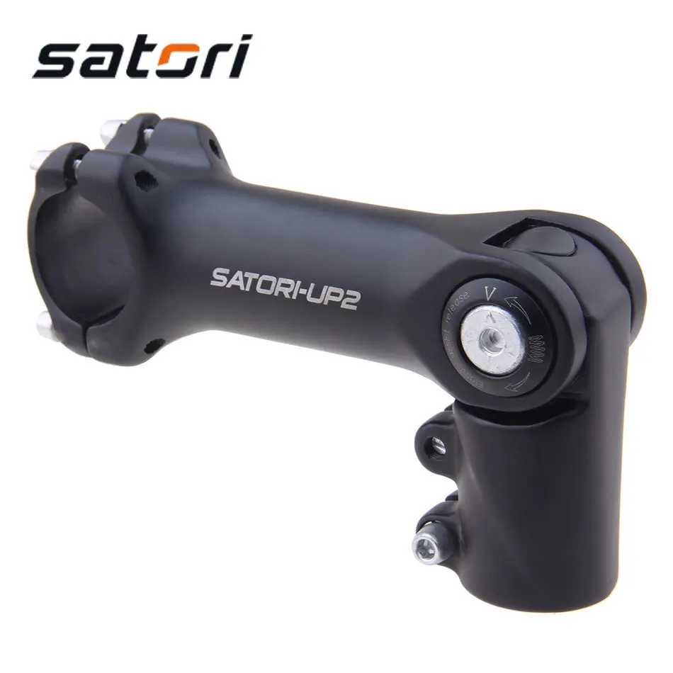 cheap Satori Up2 Adjustable Increase Height Bicycle Stem Riser 31.8mm Mountain Bike Stem Aluminum Alloy Bicycle Parts Cycling Mtb Stem