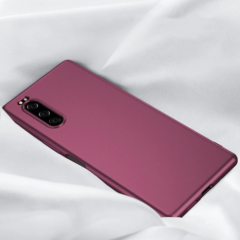 Мягкий чехол X Level из ТПУ для Sony Xperia 5 модный Ультратонкий с полной защитой чехлы