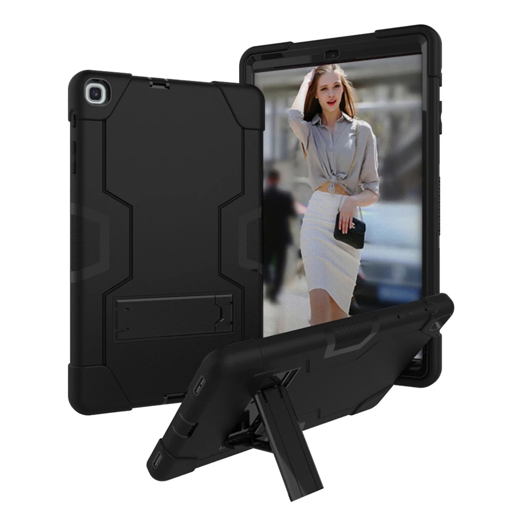 Для Samsung Galaxy Tab S5e 10,5 T720 T725 чехол для планшета контрастный цвет Kickstand PC+ Силиконовый противоударный против падения Чехол