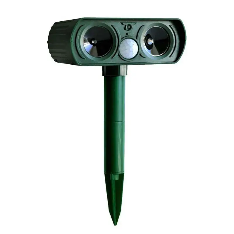 

1PCS Solar Repellent Cat Repeller Scarer Dual Ultra Deterrent Garden Animal Chaser