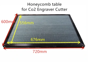 

720x600mm with frame Laser Enquipment Parts Honeycomb Working Table For CO2 Laser Engraver Cutting Machine laser Stamp Engraver