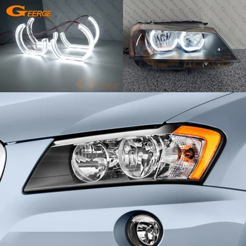 

For BMW X3 F25 2010 2011 2012 2013 2014 Pre facelift Excellent DTM M4 Style Ultra bright led Angel Eyes halo rings Car styling