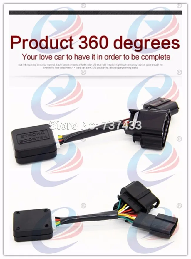 Car Throttle Controller Booster Wind Booster Sprint Power Converter for SANGYONG ActYon after 2012 Rexton W after 2011
