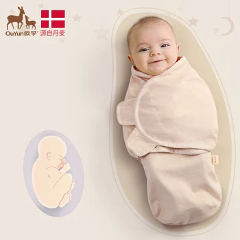 

Nouveau-né enveloppe bébé sacs de couchage enveloppe cocon doux 100% coton 0-6 mois bébé emmaillotage