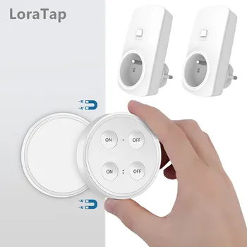 

Wireless Socket Kit 16A Dual French Plug Mini Wireless Switch Remote Control Lights and Household Appliance