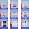 100pcs Writing Packaging Remember Note Pouches Plastic Zip Lock Jewelry Bag Write On Seal Self Resealable polythene 3