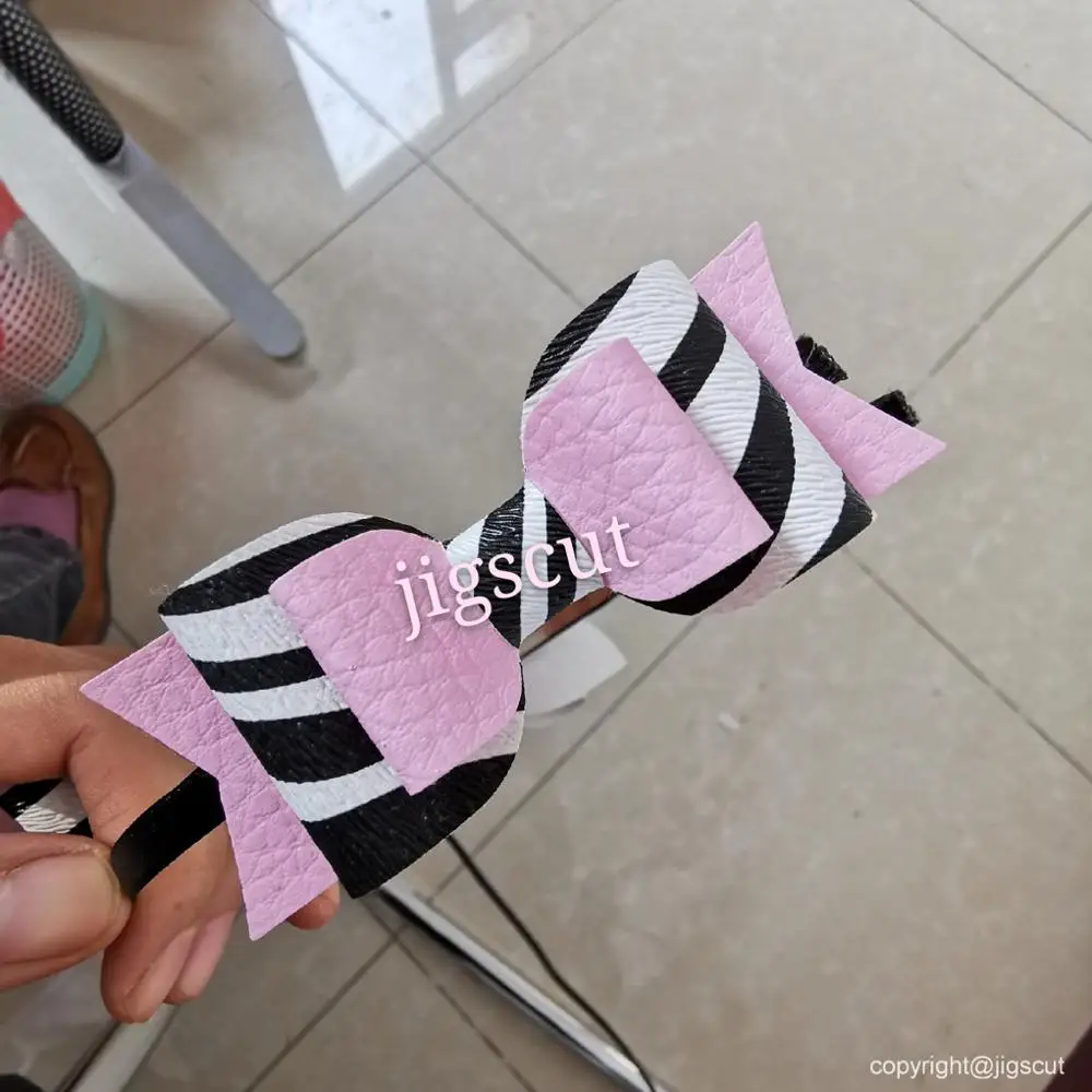 

Hair Bow cutting die SMR-BOW0004-half shapes