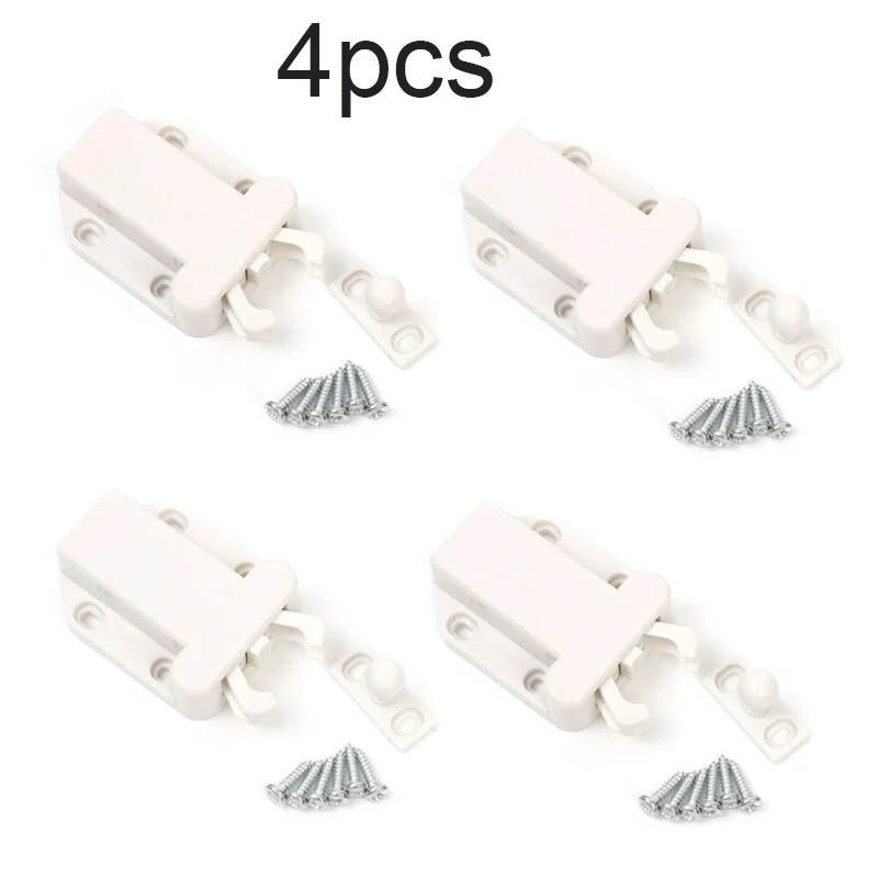 

ABS Push To Open Catch Door Latch Kitchen Cabinet Touch Release Drawer Cupboard
