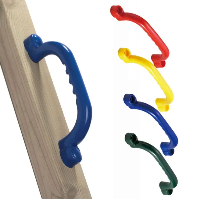 2 Pcs Grab Handles Swing Toy Screws Kits Safety Nonslip Accessories for Climbing Trees and Play Houses 2