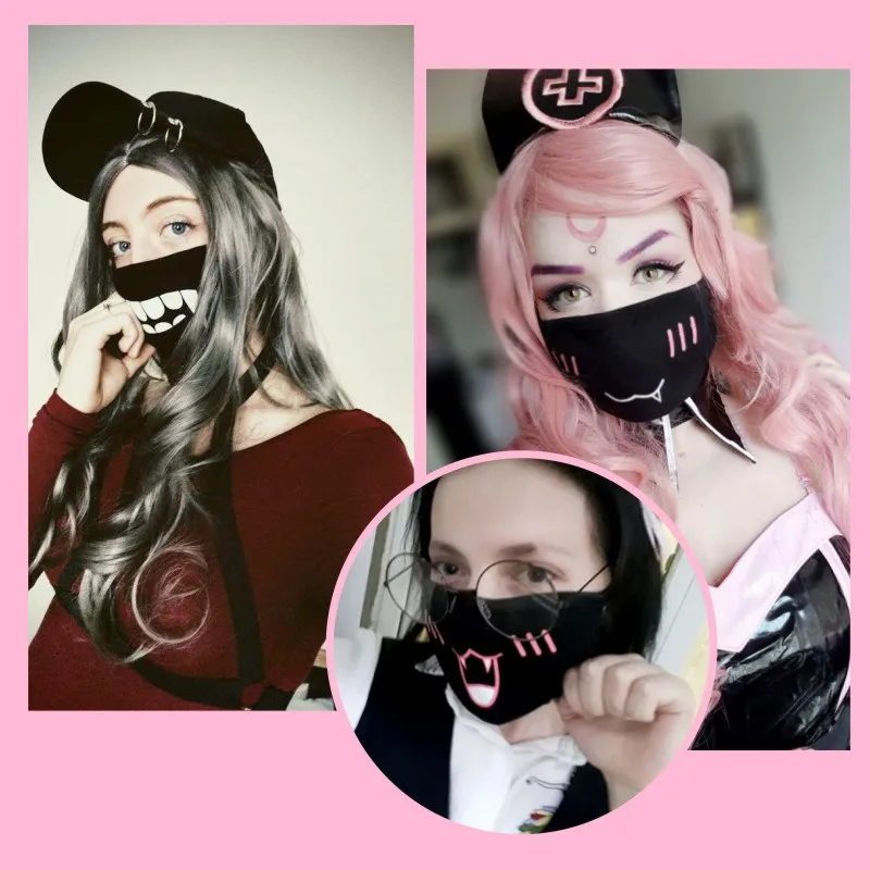 1PCSCotton Пылезащитная маска для лица с рисунком аниме Kpop Lucky для лица для женщин и мужчин муфельные маски со ртом для лица