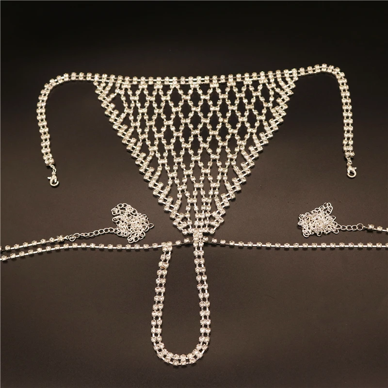 Buy Wholesale China Chest Hollow Chain Bra Decoration Beaded Rhinestone  Bodysuit Sex Free Size Women Jewelry Body Chain & Rhinestone Hollow Metal Body  Chain at USD 5.9