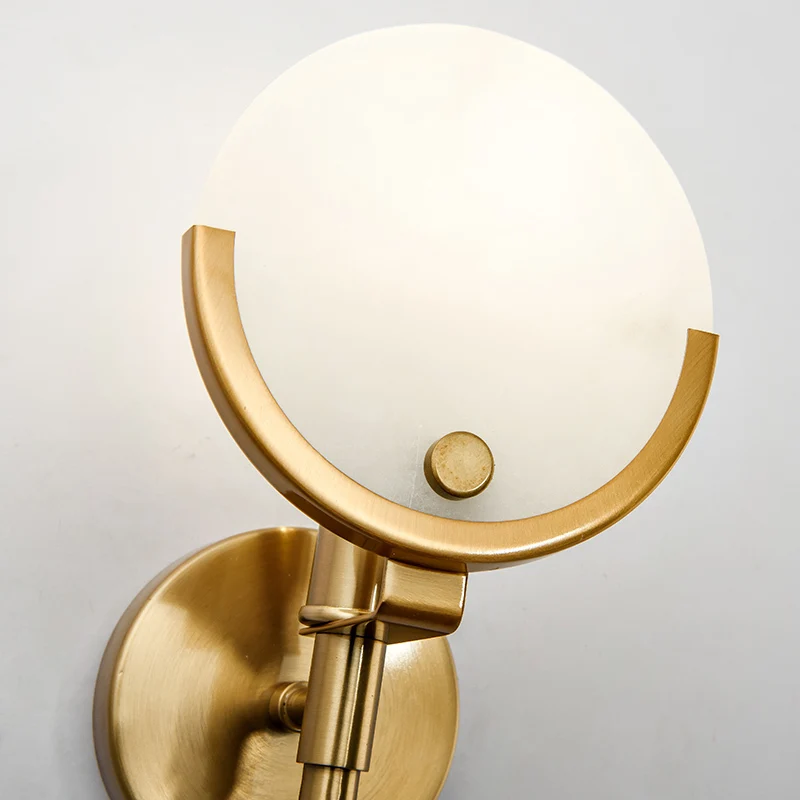 

Modern Glass Ball Wall Lamp Sconce Led Bedroom Wall Light Fixture for Home Decor Nordic Foyer Living Room Corridor Luminaire E27
