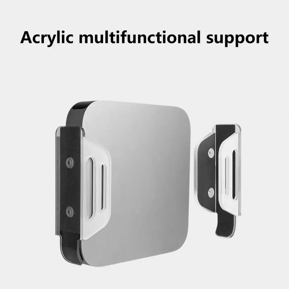 Robusto Supporto Per Laptop Per Mac-Mini 2010-2020 Supporto Per Computer Portatile In Acrilico Trasparente Supporto Per Laptop Salvaspazio