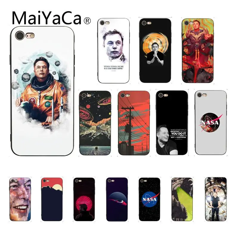 

Maiyaca Elon Musk Alien Soft Silicone TPU Phone Cover for iPhone 8 7 6 6S Plus X XS MAX 5 5S SE XR 10 Cases Fundas Capa