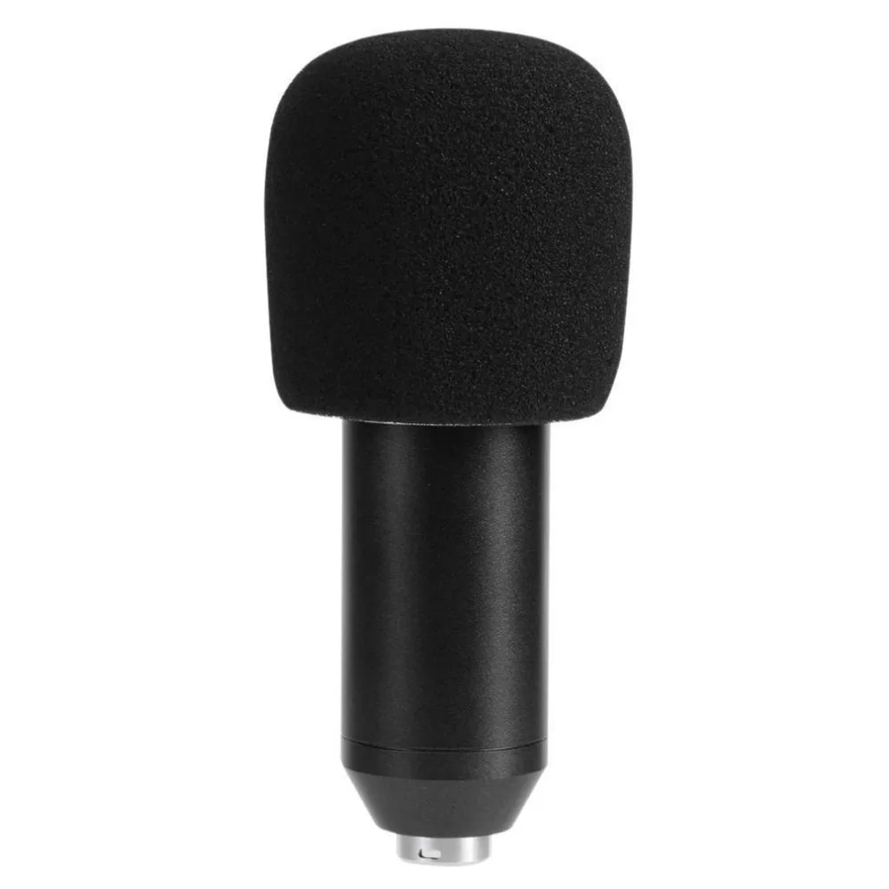 Динамический конденсатор микрофона, звук студийный аудио запись микрофон с ударным креплением для вещания КТВ пение BM800 Прямая