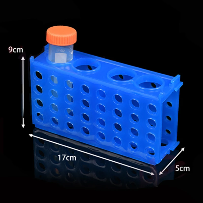 Plastic Test Tube Rack 4-sided Centrifuge Tubes Rack Microtube Combo 4 Way , ( 5 pcs )