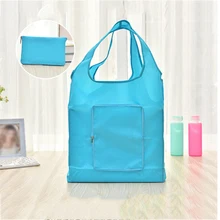 Сумки для покупок на молнии Экологичная Сумка-тоут Складная многоразовая мультяшная сумка однотонные высококачественные дорожные розовые черные сумки