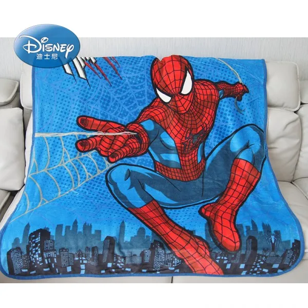 Spiderman 3 Disney просвет с супергероями из «Мстителей» плюшевые пледы Флисовые Одеяла Пледы для покрывало на кровать для мальчиков диван Manta Украшения в спальню 120x150 см - Цвет: Spiderman 3