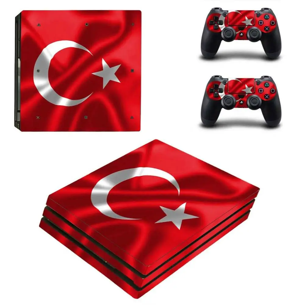 Флаг Турции PS4 Pro стикер s PS 4 Play station 4 Pro стикер кожи Pegatinas для playstation 4 Pro консоль и контроллер - Цвет: YSP4P-1016