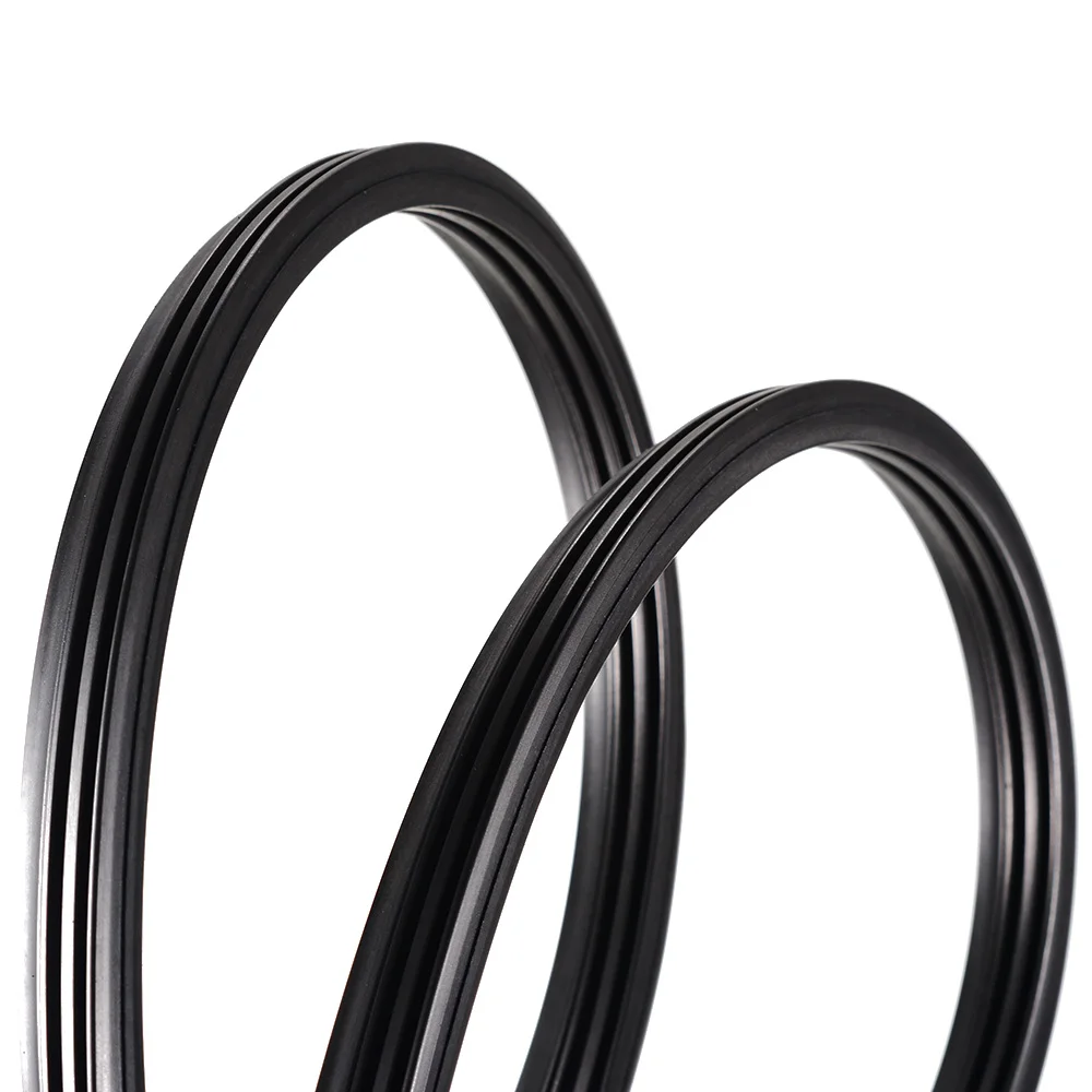 High Quality 2pcs 6mm Universal Car Rubber Frameless Windshield Wiper Blade Refill Windscreen Strip Wipers Black