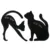 Cat Line Eyeliner Stencils Black Pro Eye Makeup Tool Eye Template Shaper Model Easy To Make Up Cat Line Stencils Eyeliner Card
