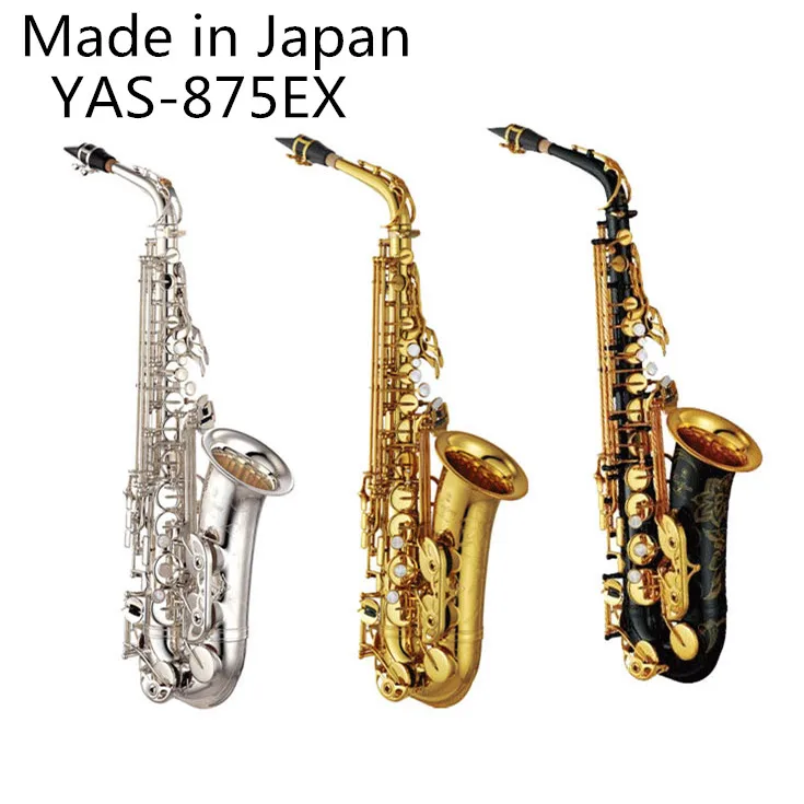 

Made in Japan YAS-875 Professional Alto Drop E Saxophone Gold Alto Saxophone with Band Mouth Piece Reed Aglet More Package mail