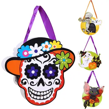 

Halloween Bag Pumpkin Smile Bag Child Kids Candy Handbag Holiday Party Trick or Treat Decor Gift Party Supplies Storage Bag
