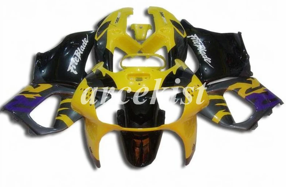 

New ABS Full Fairings Kits Fit For HONDA CBR900RR 919 1998 1999 98 99 Body set Cowling black yellow
