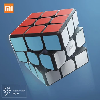 

New Xiaomi Mijia smart cube 3x3x3 6-axis sensor Color Square Magic Cube Puzzle Science Education work with Mijia APP XMMF01JQD