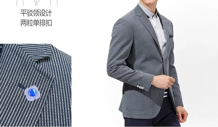 [-Flash Sale-] Мужской Блейзер импортные товары заводской хвост один бренд пиджак весна и осень мужской повседневный блейзер